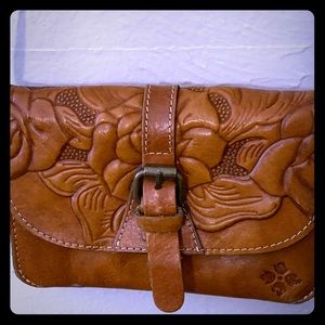 Patricia Nash Embossed Crossbody Wallet Purse